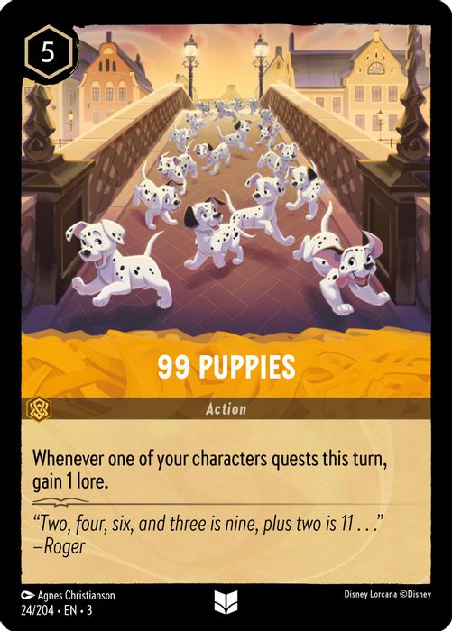 99 Puppies  - 024/204 - Uncommon