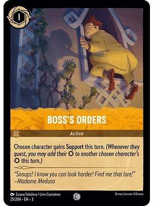 Boss's Orders  - 025/204 - Common