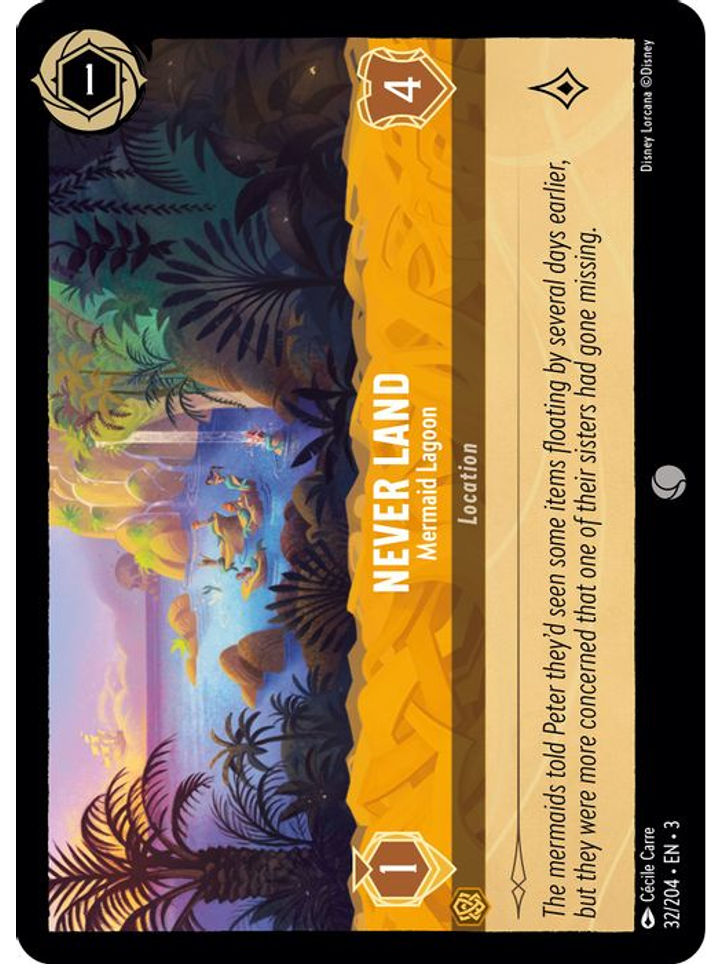 Never Land - Mermaid Lagoon  - 032/204 - Common 1