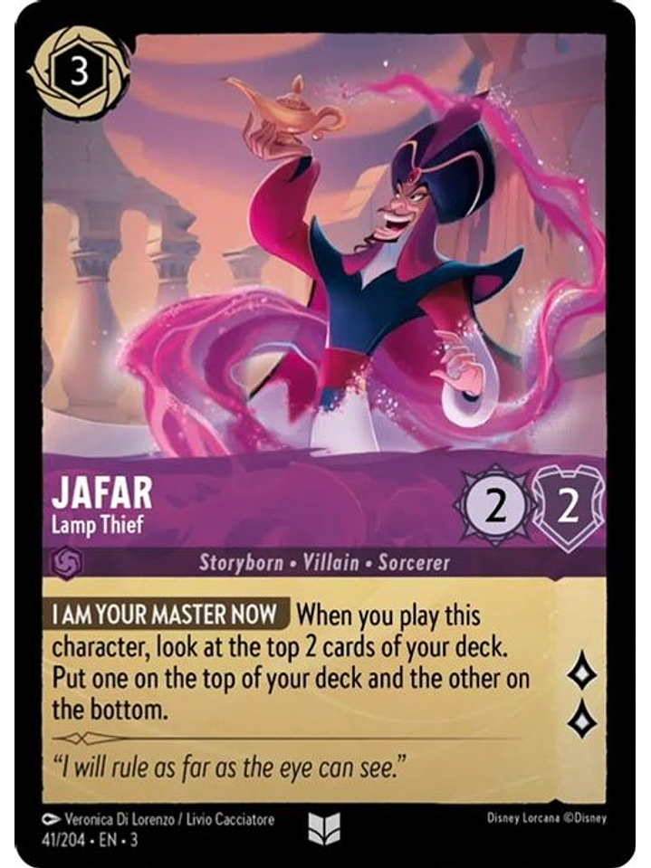 Jafar - Lamp Thief  - 041/204 - Uncommon 1