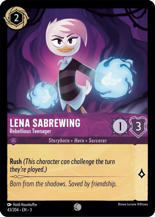 Lena Sabrewing - Rebellious Teenager  - 043/204 - Common