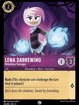 Lena Sabrewing - Rebellious Teenager  - 043/204 - Common