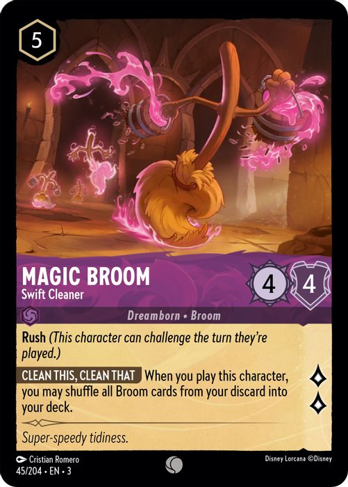 Magic Broom - Swift Cleaner  - 045/204 - Common