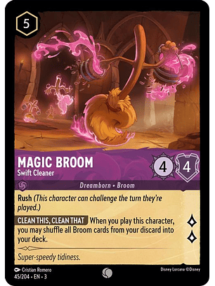 Magic Broom - Swift Cleaner  - 045/204 - Common