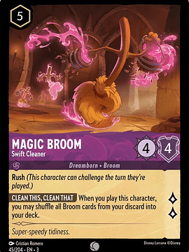 Magic Broom - Swift Cleaner  - 045/204 - Common