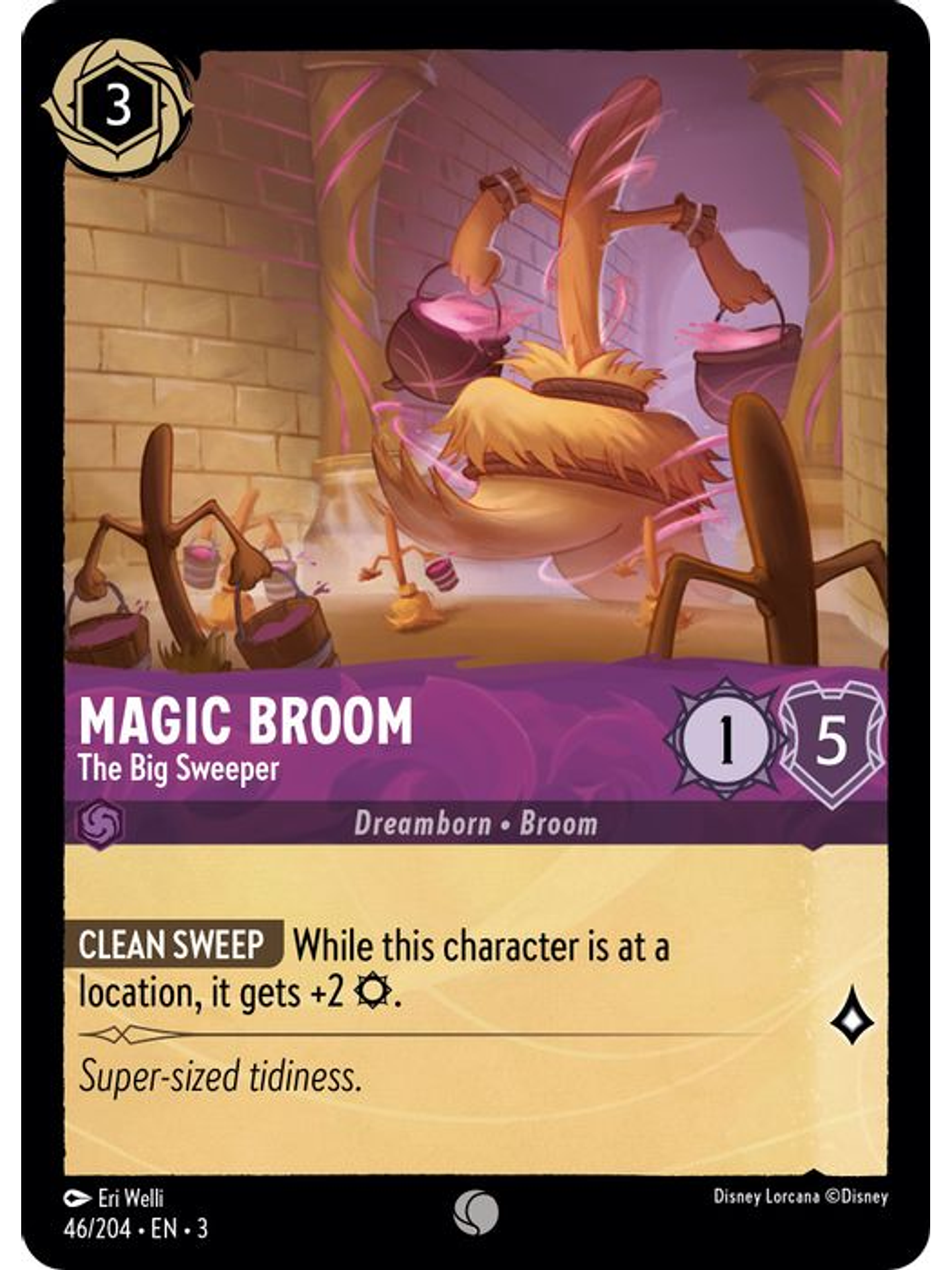 Magic Broom - The Big Sweeper  - 046/204 - Common 1