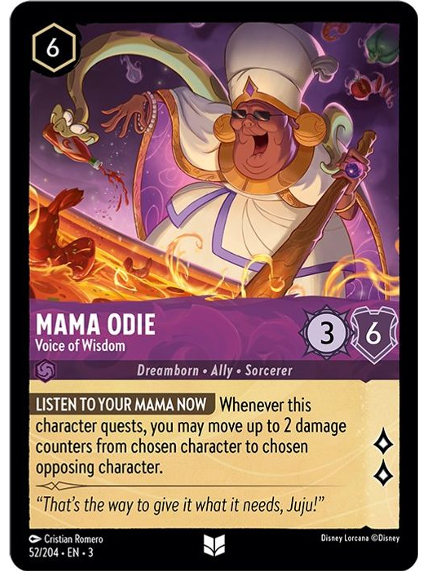 Mama Odie - Voice of Wisdom  - 052/204 - Uncommon 1