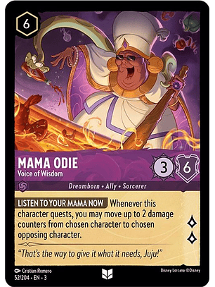 Mama Odie - Voice of Wisdom  - 052/204 - Uncommon