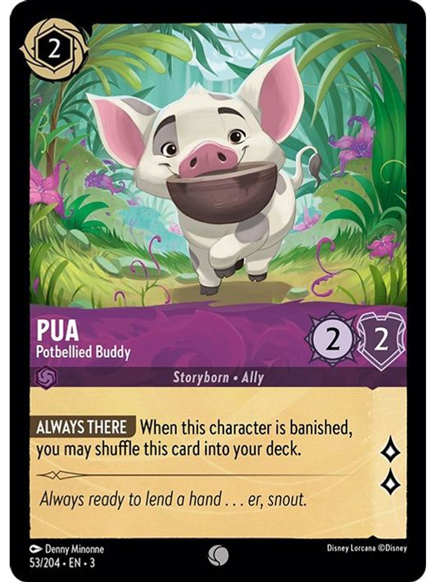 Pua - Potbellied Buddy  - 053/204 - Common 1