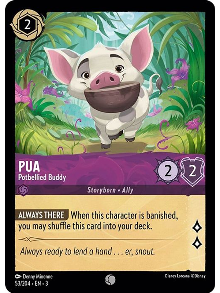 Pua - Potbellied Buddy  - 053/204 - Common 1