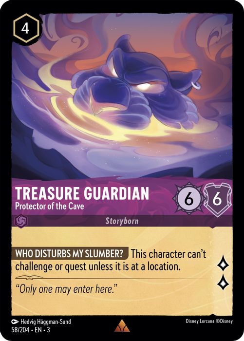 Treasure Guardian - Protector of the Cave  - 058/204 - Rare