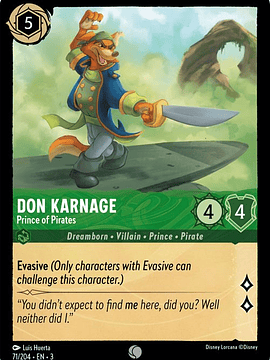 Don Karnage - Prince of Pirates  - 071/204 - Common