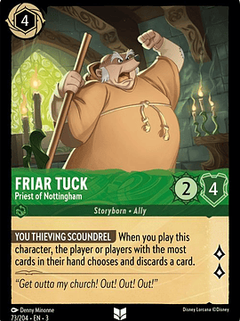 Friar Tuck - Priest of Nottingham  - 073/204 - Uncommon
