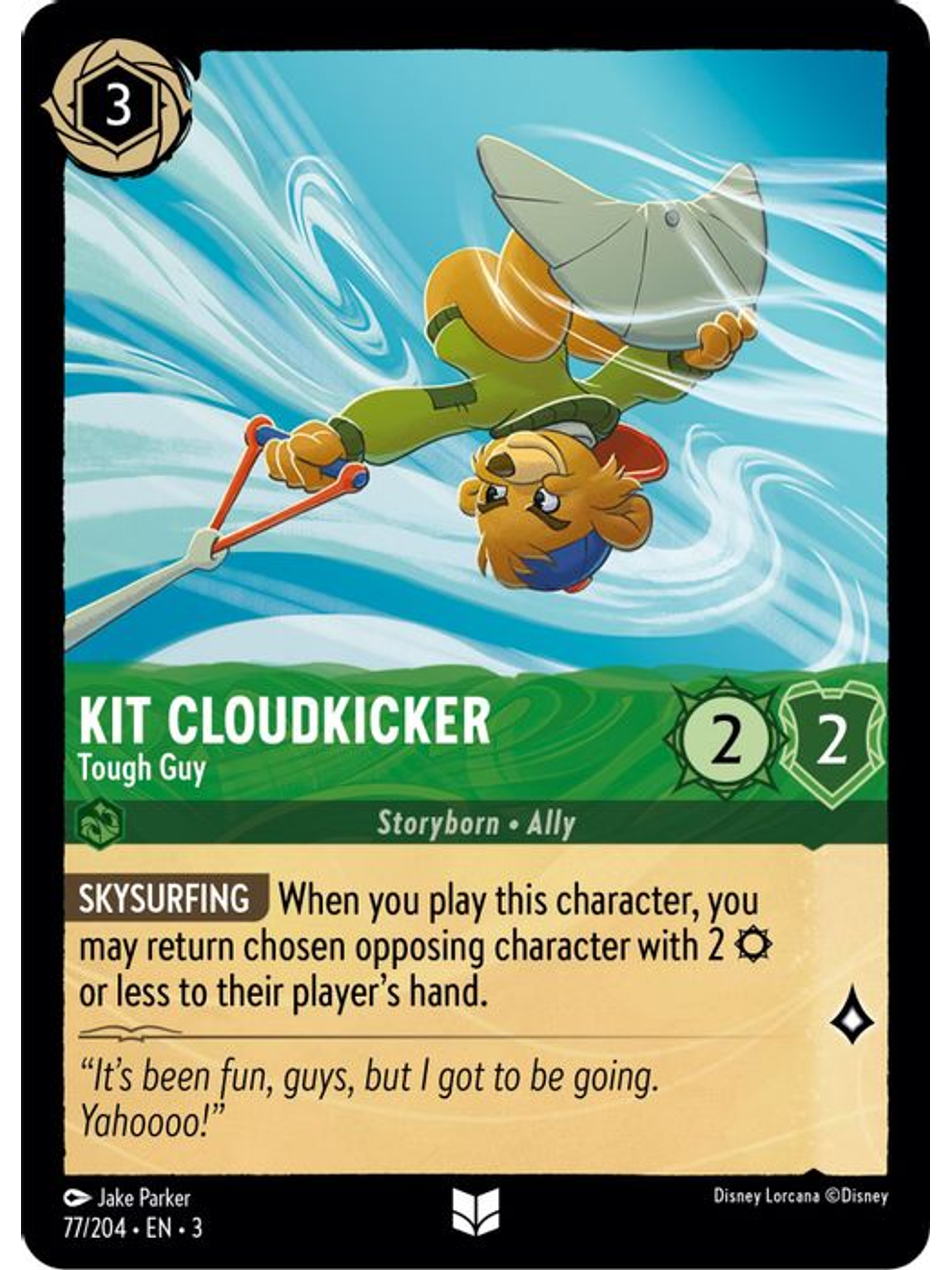 Kit Cloudkicker - Tough Guy  - 077/204 - Uncommon 1