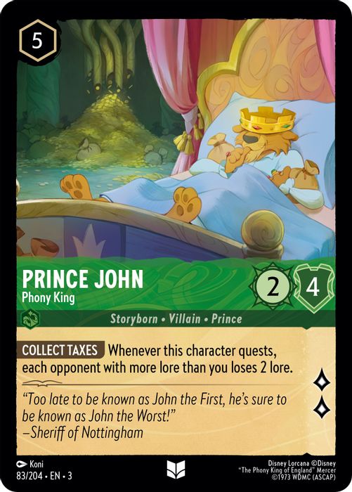 Prince John - Phony King  - 083/204 - Uncommon