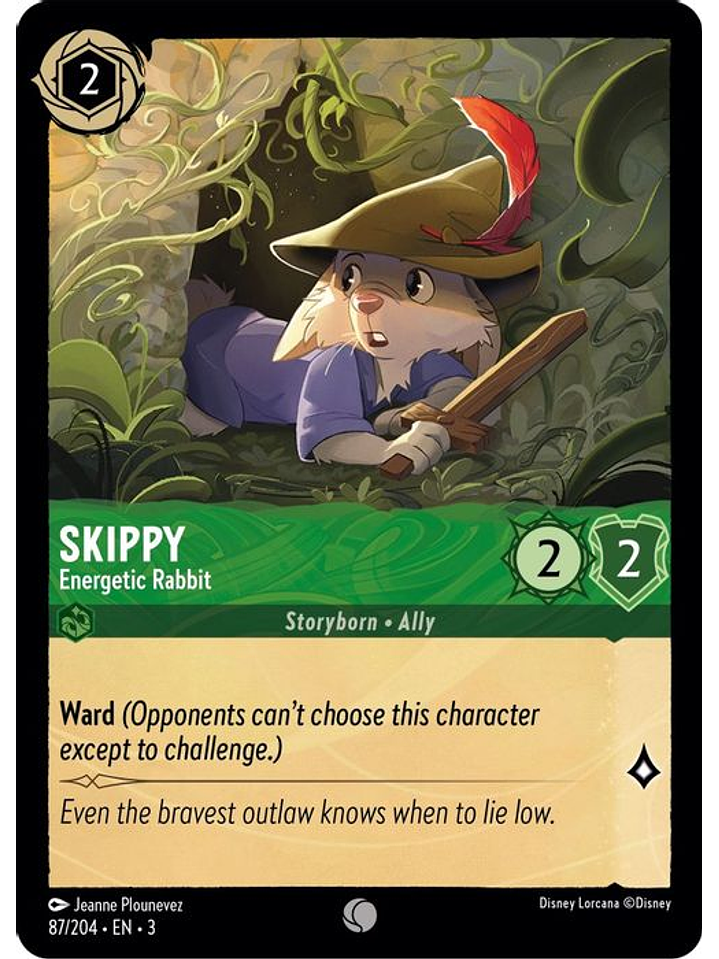 Skippy - Energetic Rabbit  - 087/204 - Common 1