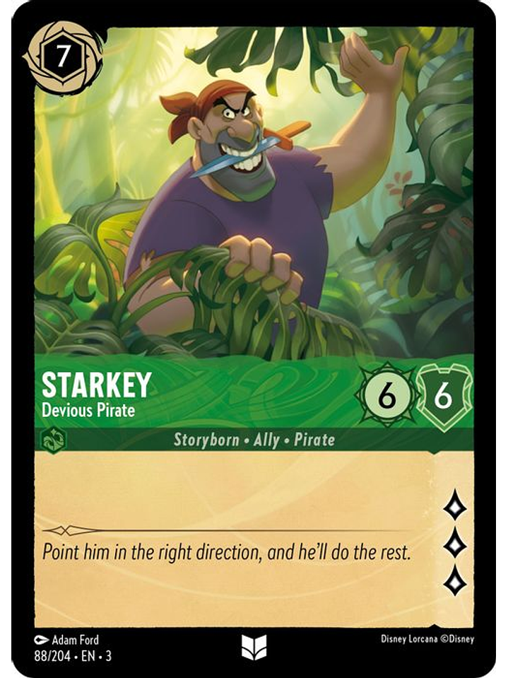 Starkey - Devious Pirate  - 088/204 - Uncommon 1