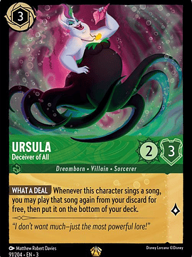 Ursula - Deceiver of All  - 091/204 - Legendary