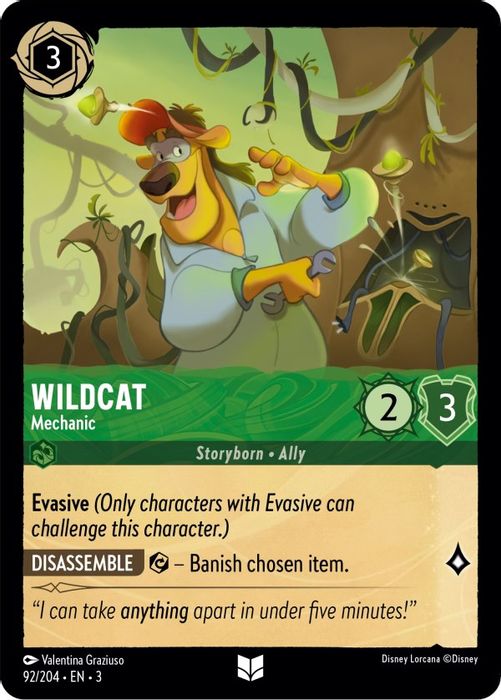 Wildcat - Mechanic  - 092/204 - Uncommon