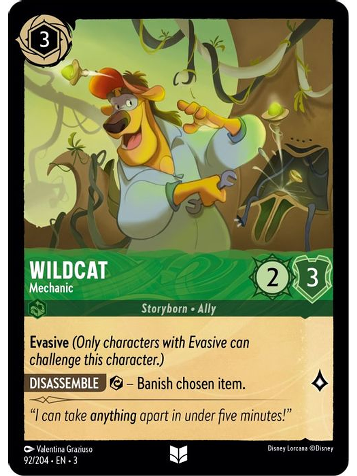 Wildcat - Mechanic  - 092/204 - Uncommon 1