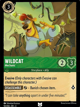 Wildcat - Mechanic  - 092/204 - Uncommon