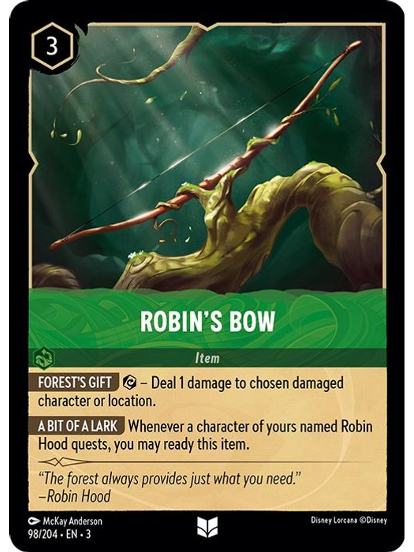 Robin's Bow  - 098/204 - Uncommon 1