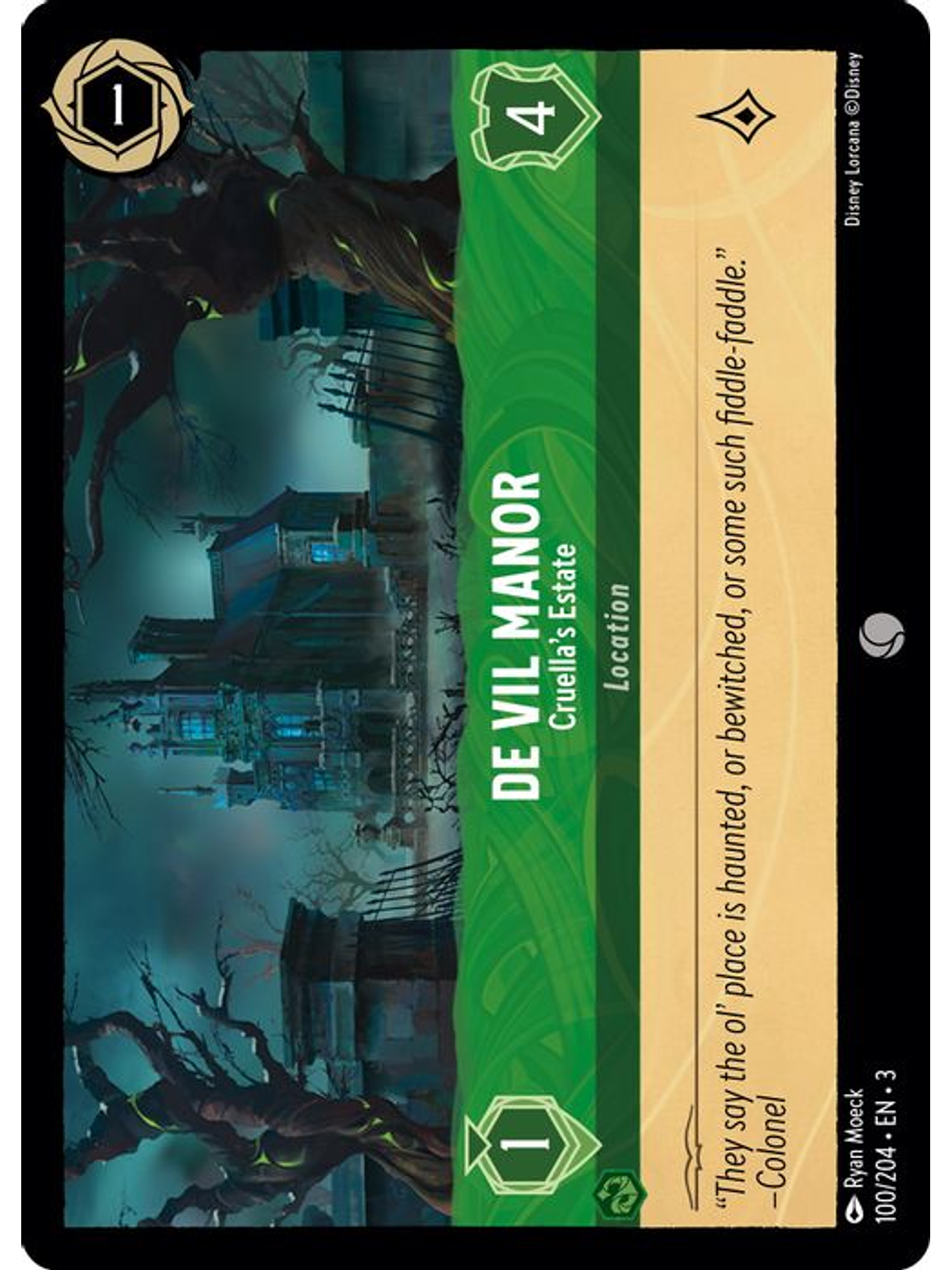 De Vil Manor - Cruella's Estate  - 100/204 - Common 1