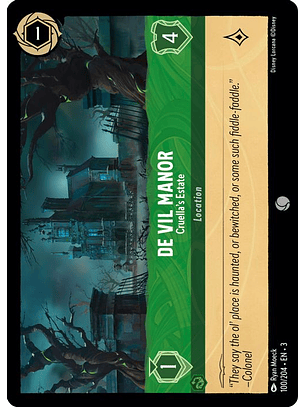 De Vil Manor - Cruella's Estate  - 100/204 - Common