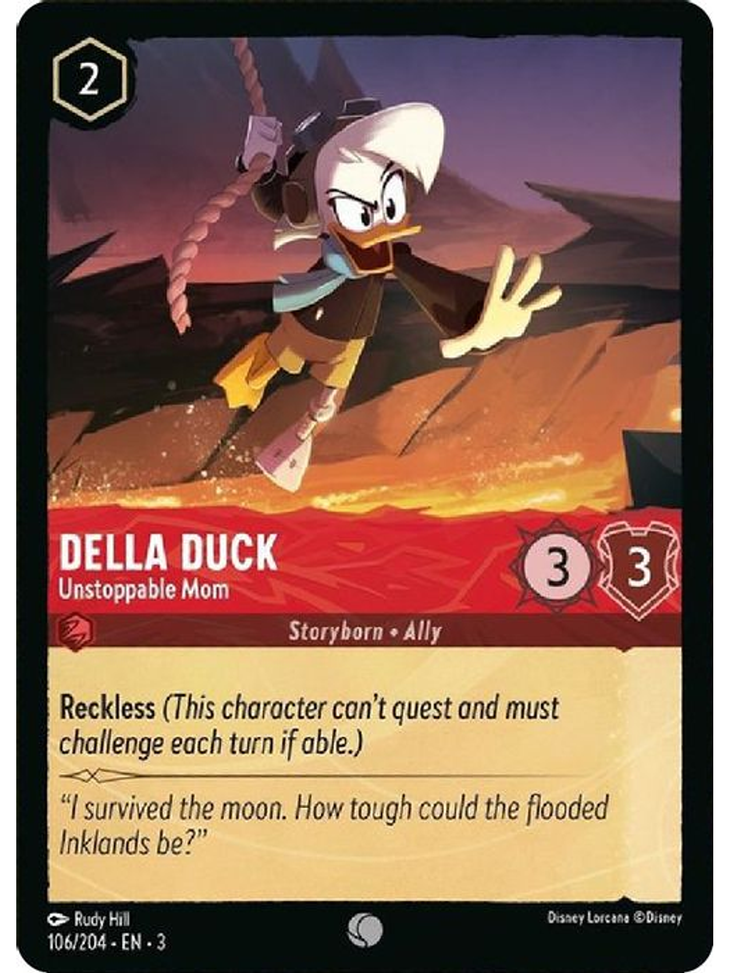 Della Duck - Unstoppable Mom  - 106/204 - Common 1
