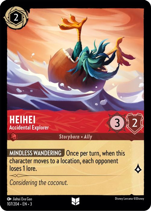 HeiHei - Accidental Explorer  - 107/204 - Uncommon