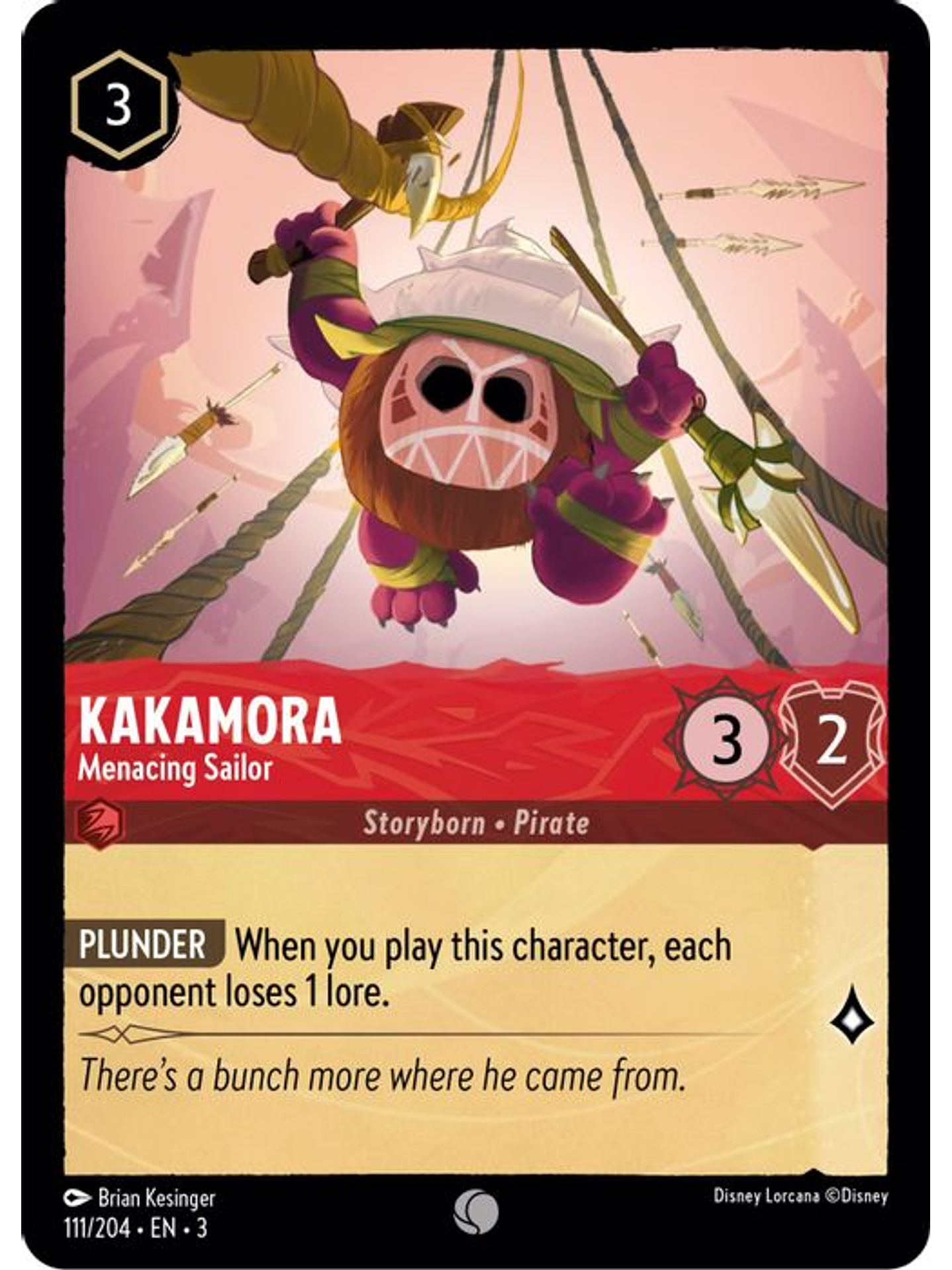 Kakamora - Menacing Sailor  - 111/204 - Common 1