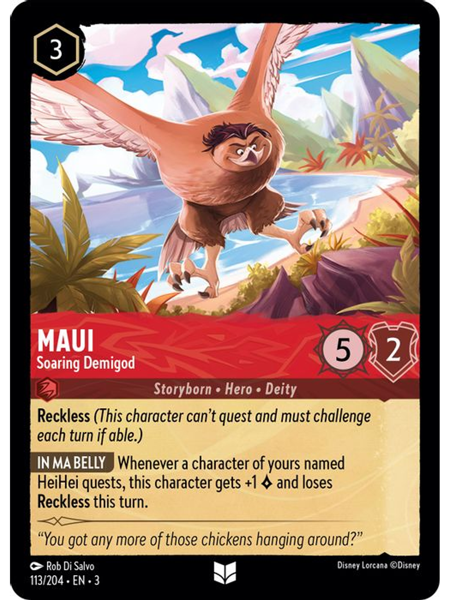 Maui - Soaring Demigod  - 113/204 - Uncommon 1