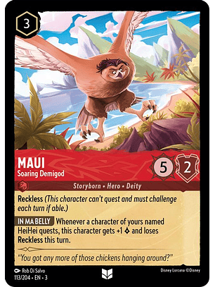 Maui - Soaring Demigod  - 113/204 - Uncommon