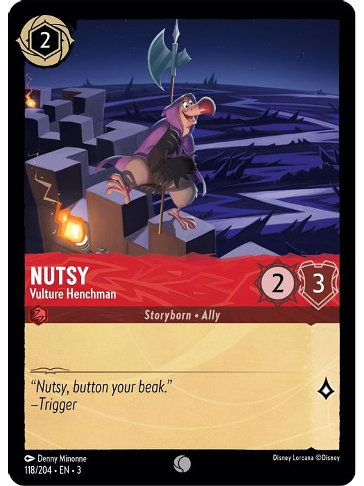 Nutsy - Vulture Henchman  - 118/204 - Common 1