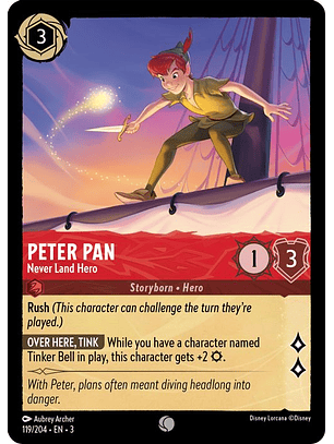 Peter Pan - Never Land Hero  - 119/204 - Common