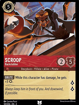 Scroop - Backstabber  - 122/204 - Uncommon