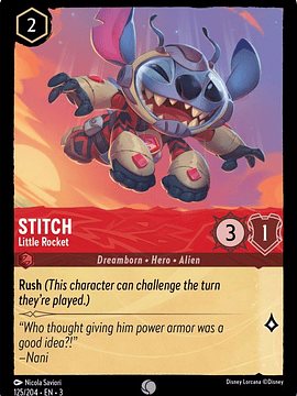 Stitch - Little Rocket  - 125/204 - Common