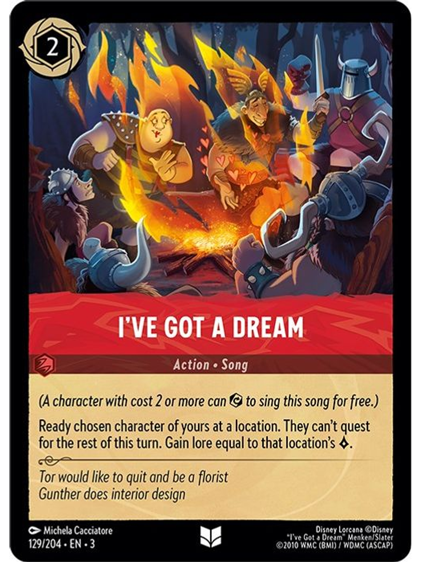 I've Got a Dream  - 129/204 - Uncommon 1
