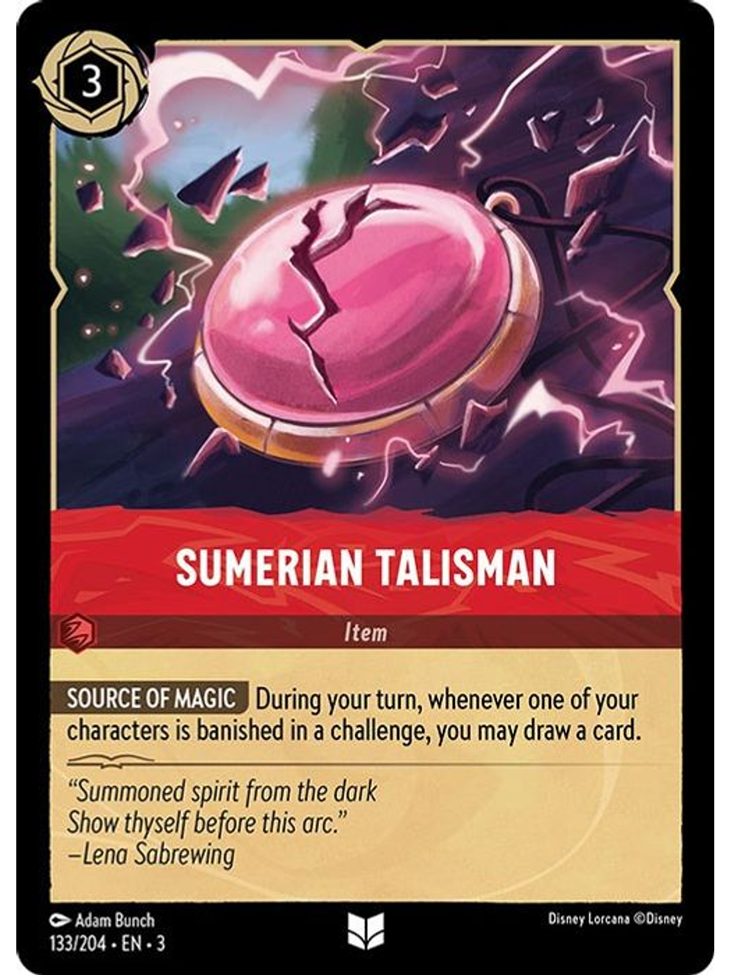 Sumerian Talisman  - 133/204 - Uncommon 1