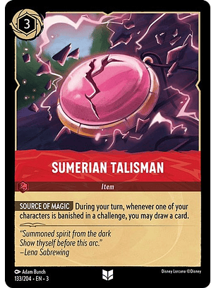 Sumerian Talisman  - 133/204 - Uncommon