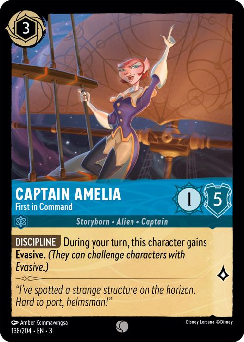 Captain Amelia - First in Command  - 138/204 - Common