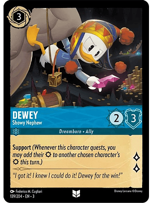 Dewey - Showy Nephew  - 139/204 - Uncommon