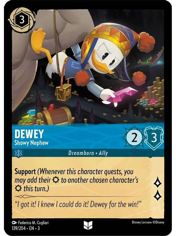 Dewey - Showy Nephew  - 139/204 - Uncommon 1