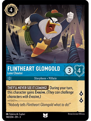 Flintheart Glomgold - Lone Cheater  - 140/204 - Uncommon