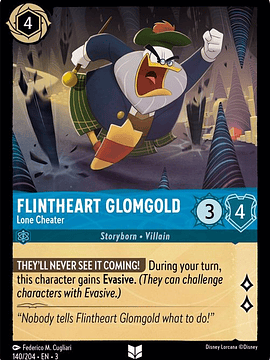 Flintheart Glomgold - Lone Cheater  - 140/204 - Uncommon