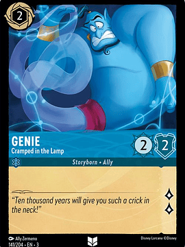 Genie - Cramped in the Lamp  - 141/204 - Uncommon