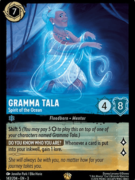 Gramma Tala - Spirit of the Ocean  - 143/204 - Legendary