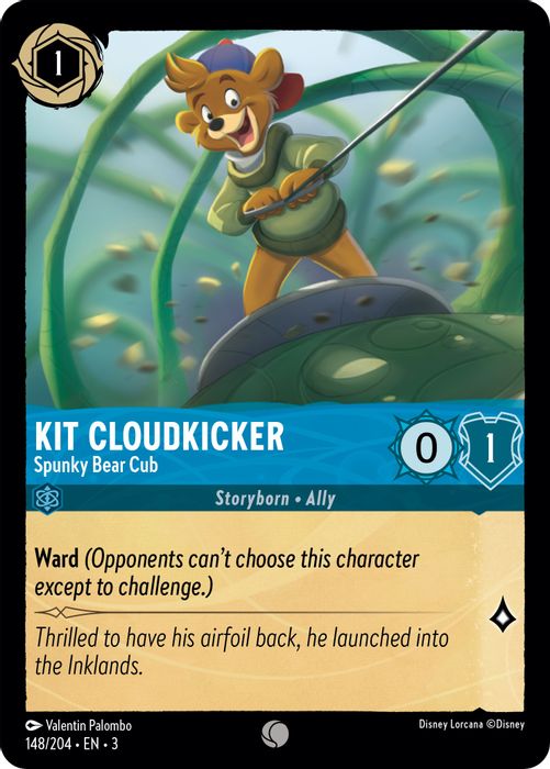 Kit Cloudkicker - Spunky Bear Cub  - 148/204 - Common