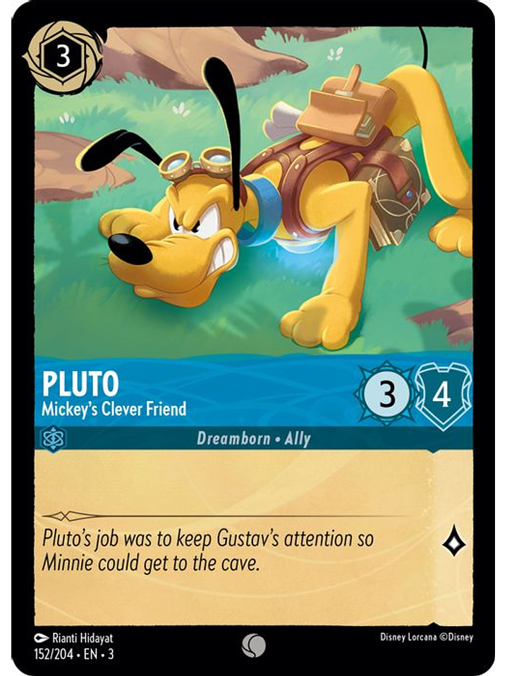 Pluto - Mickey's Clever Friend  - 152/204 - Common 1