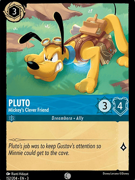 Pluto - Mickey's Clever Friend  - 152/204 - Common